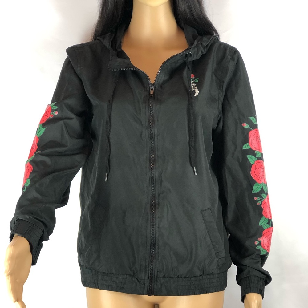 Obey black  jacket Size L